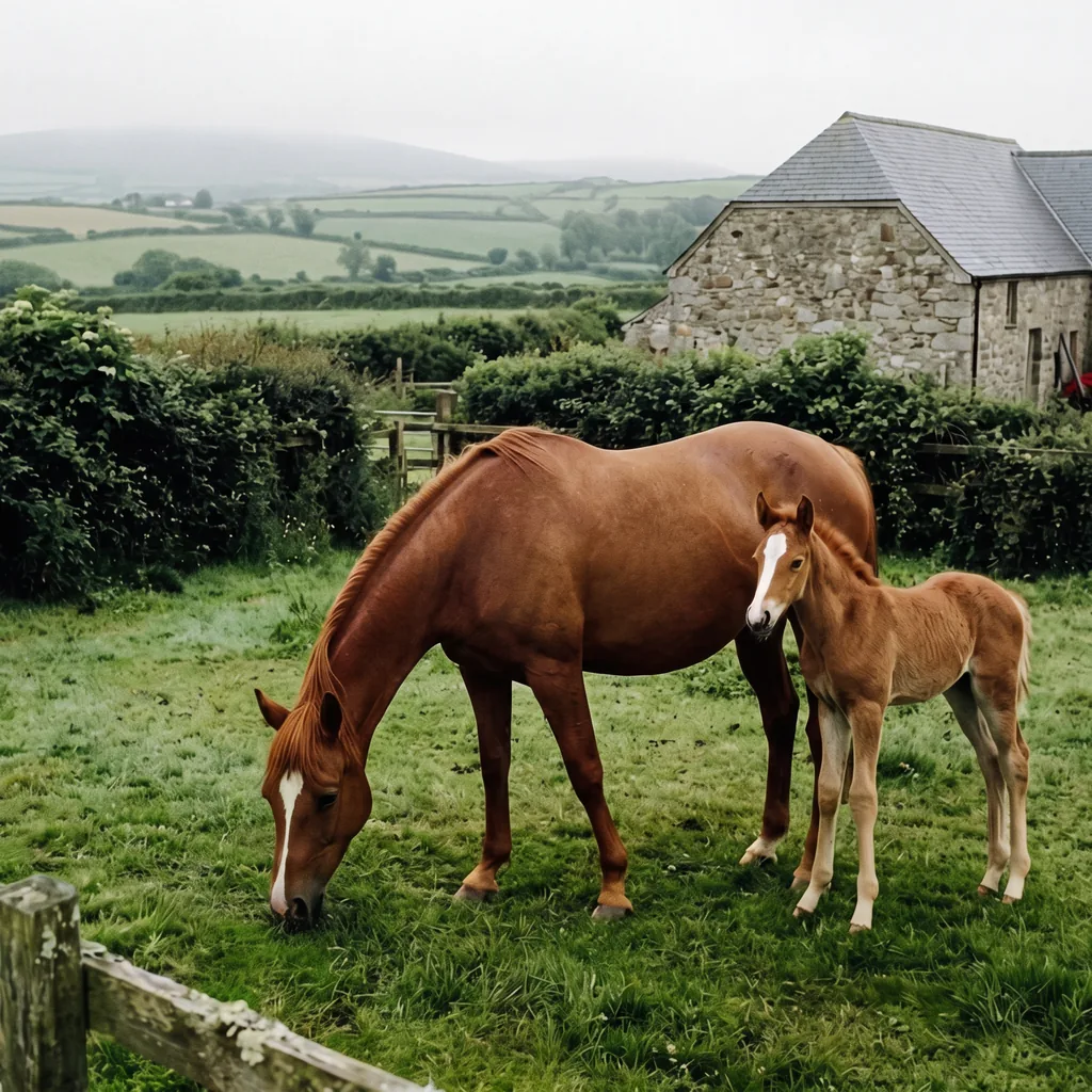 Élevage de chevaux au Equi'Nature, Campsegret