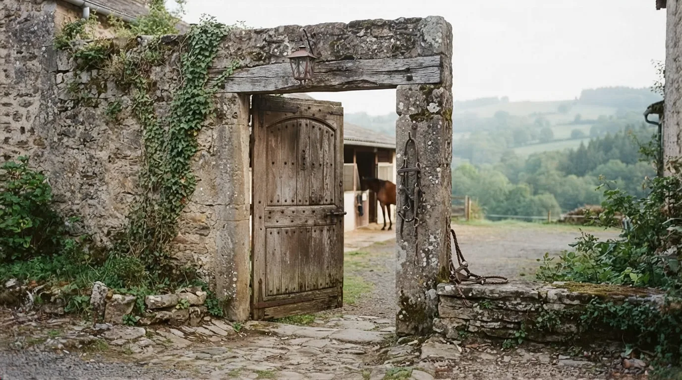 Entrée du Equi'Nature, centre équestre à Campsegret